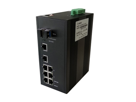 10口千兆網管型工業(yè)交換機